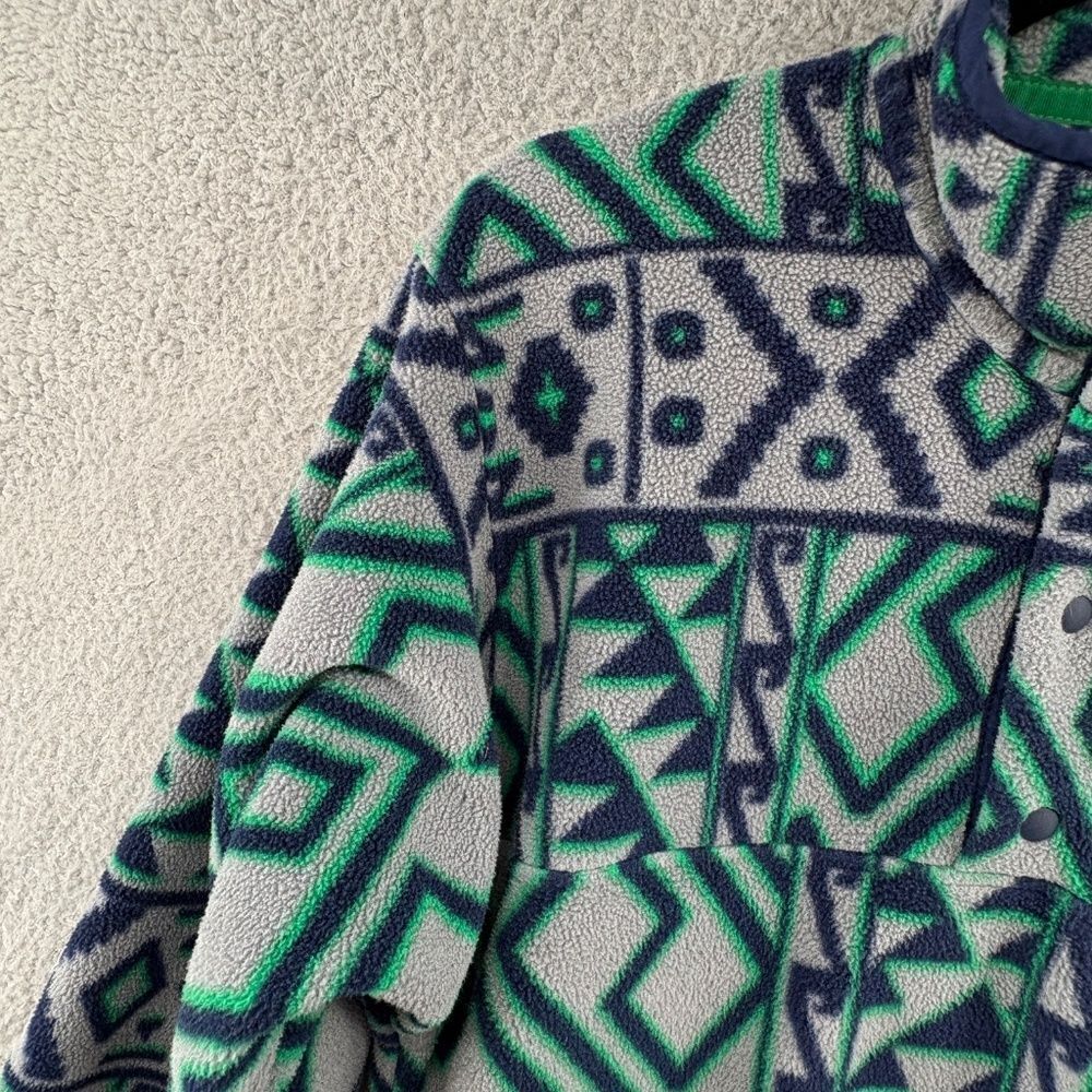 Patagonia Synchilla Aztec Snap T Fleece Pullover Mens XS - Picture 4 of 14